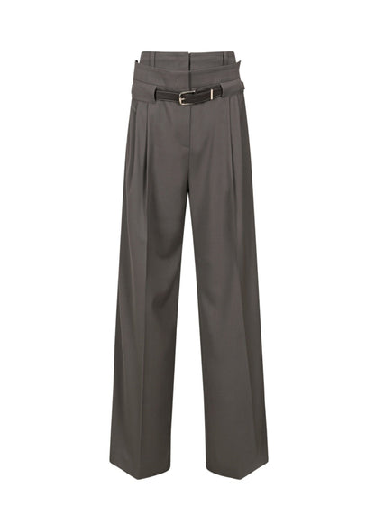 Loose-fit Belted Pants