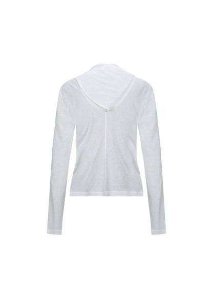 Scarf Neck Knit Top