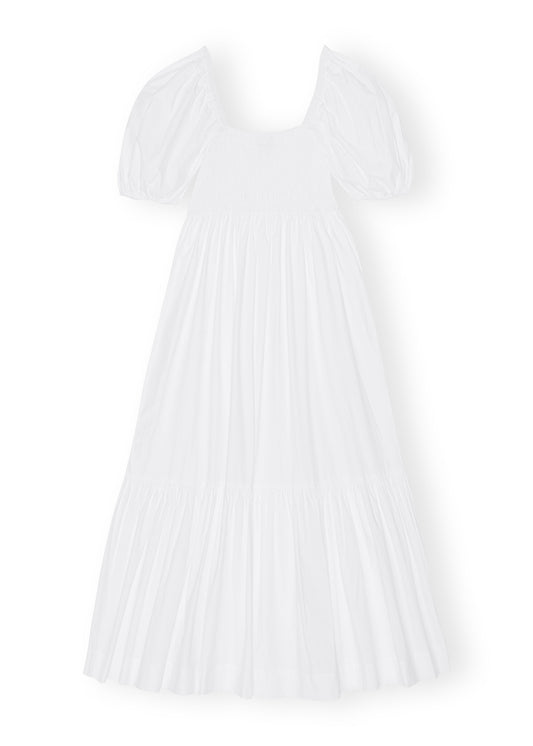 Poplin Smock Maxi Dress