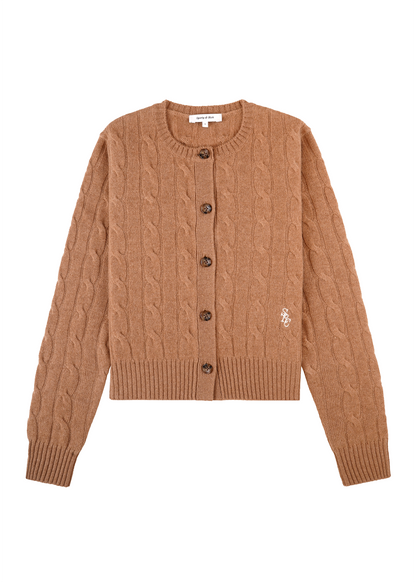 SRC Cableknit Cashmere Cardigan