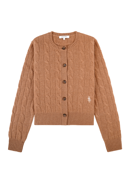 SRC Cableknit Cashmere Cardigan
