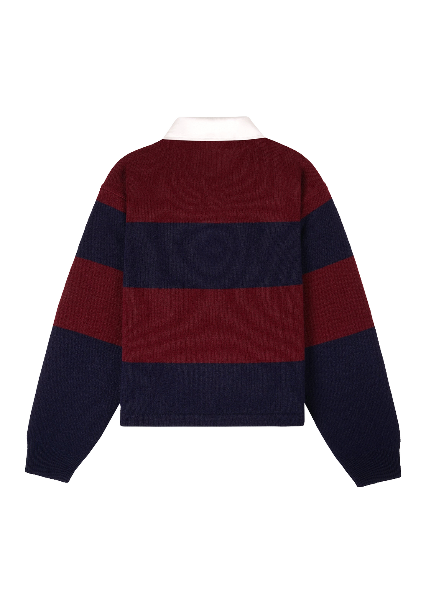 Serif Logo Cashmere Rugby Polo