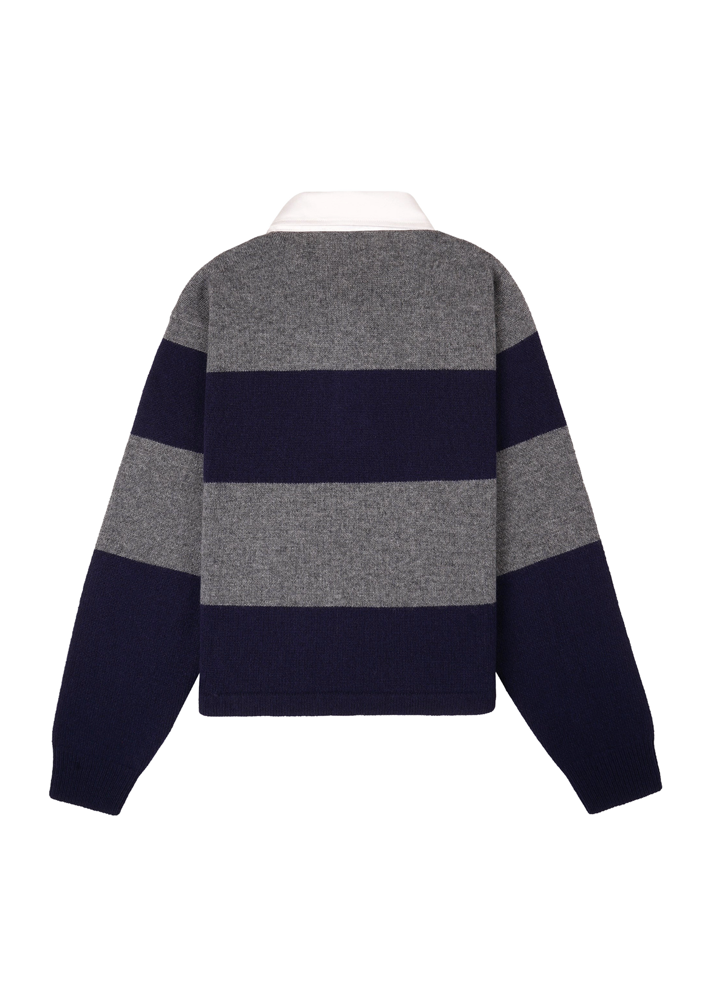 Serif Logo Cashmere Rugby Polo