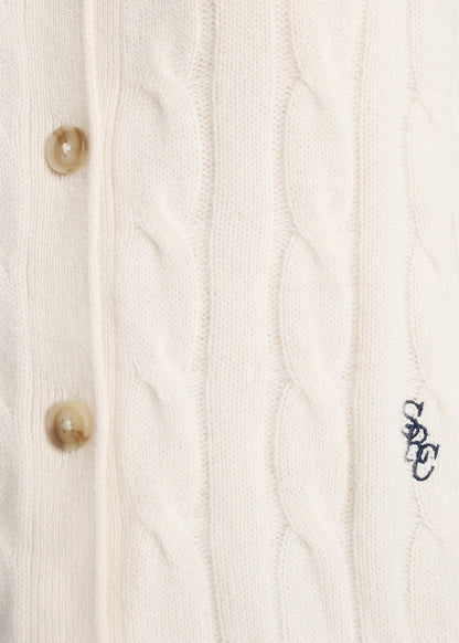 SRC Cableknit Cashmere Cardigan