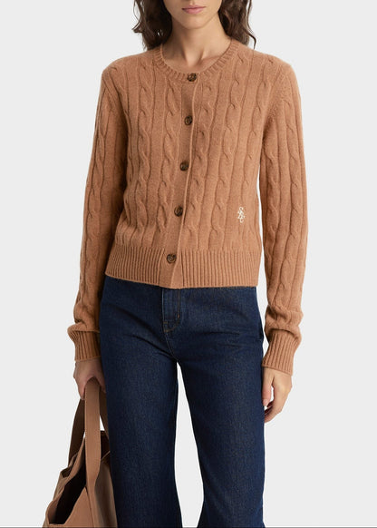 SRC Cableknit Cashmere Cardigan