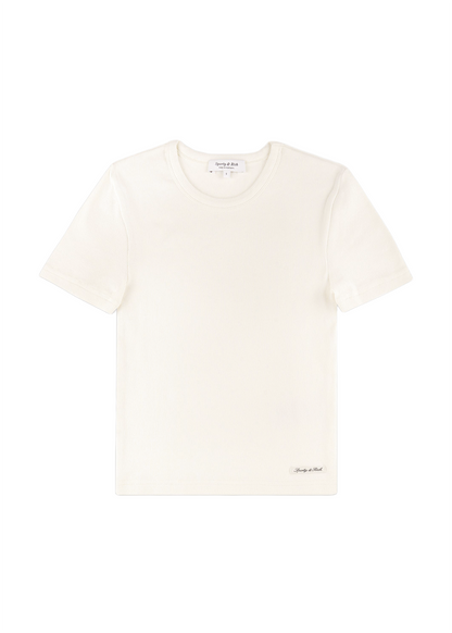 Logo Ribbed Baby Tee