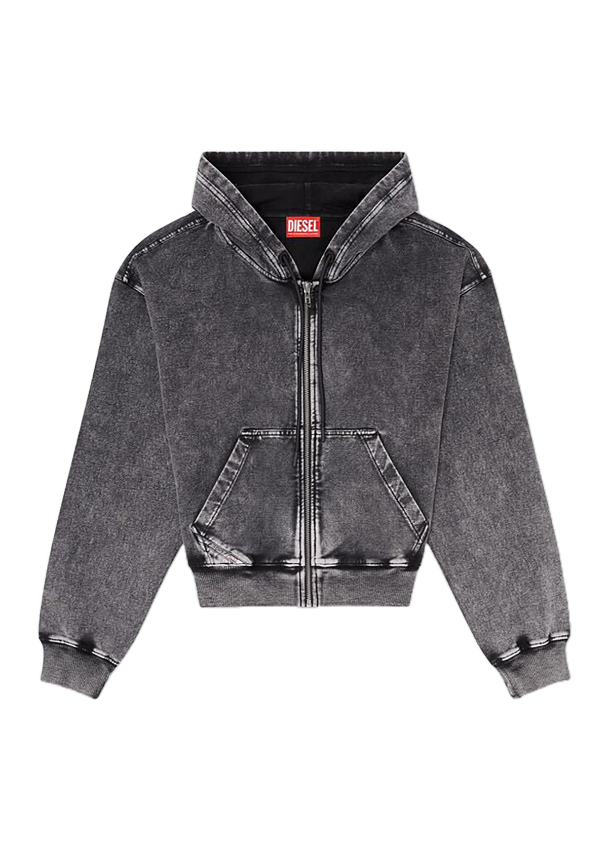 F-Elycy Denim Effect Hoodie