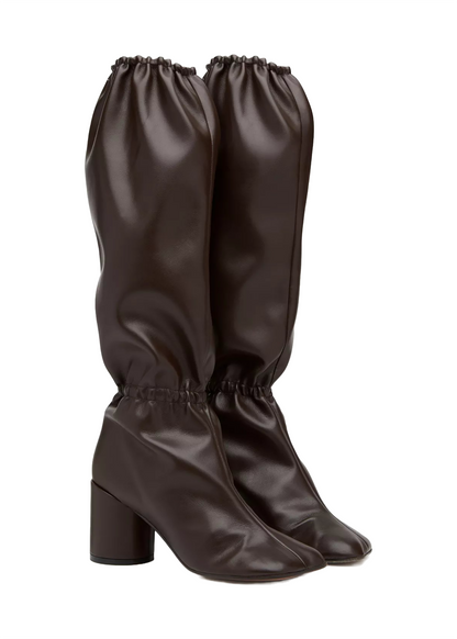 Elasticated Anatomic Knee-high Boots