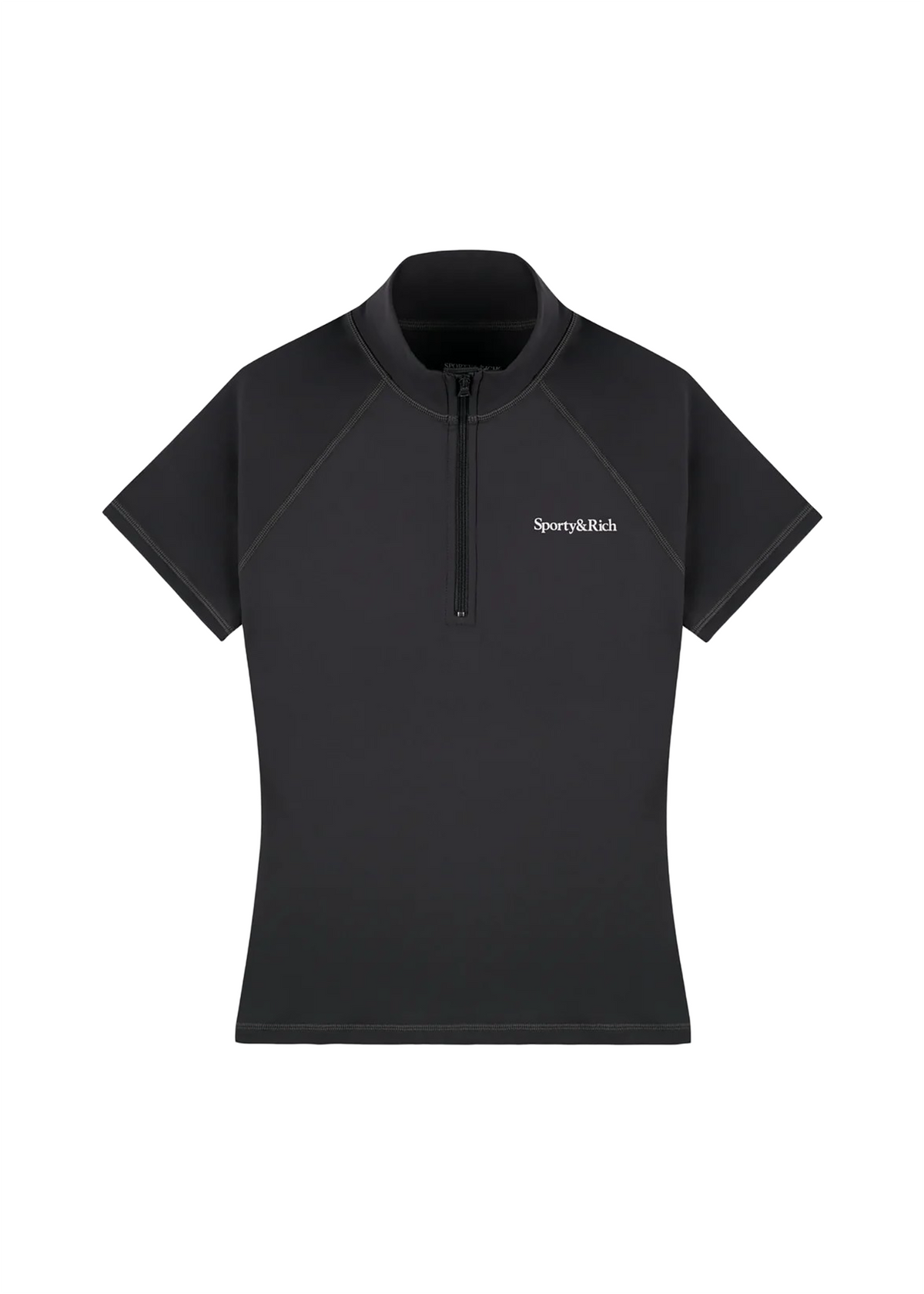 Serif Logo SS Sports Quarter Zip
