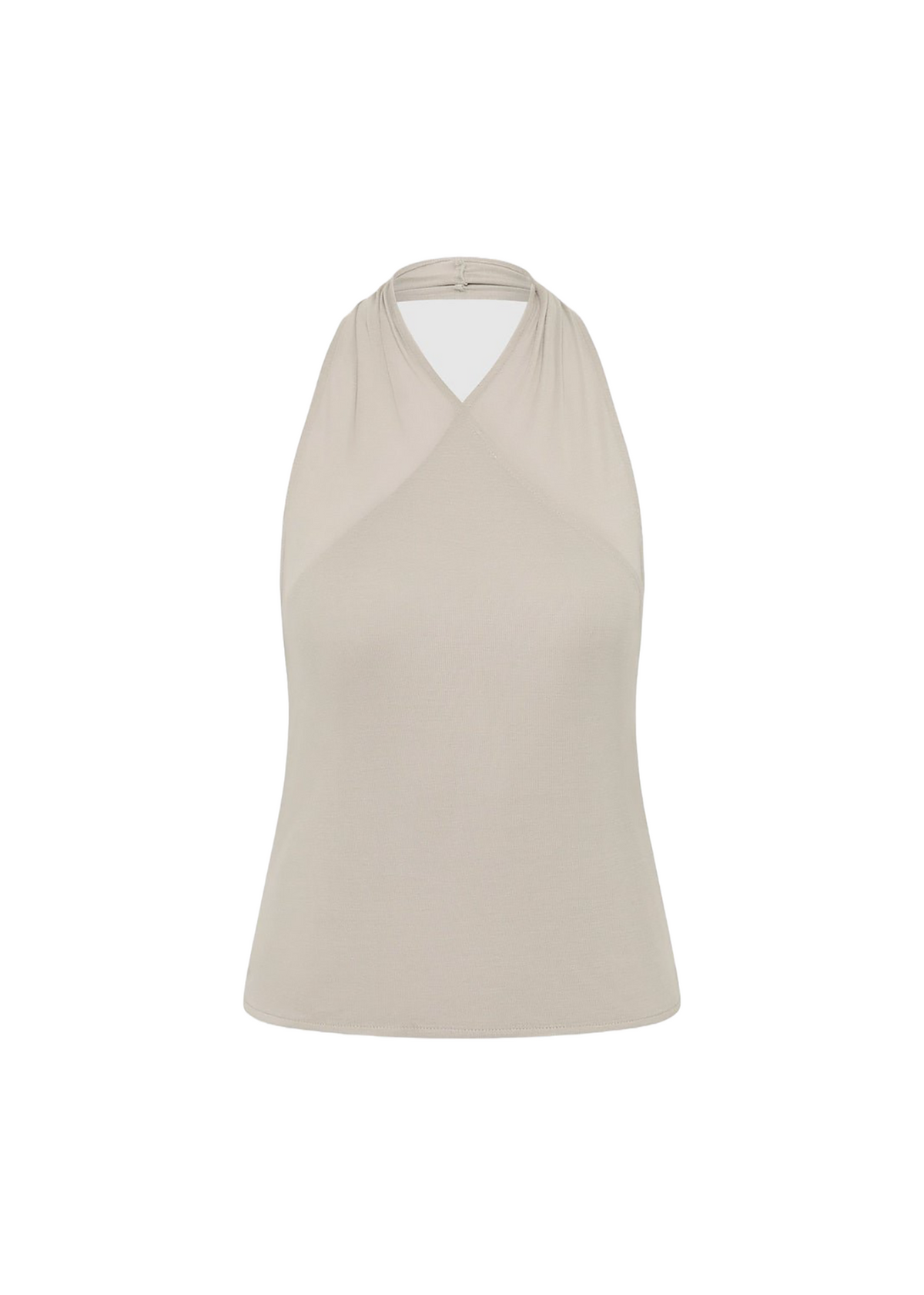 Fine Jersey Wrap Halter Top