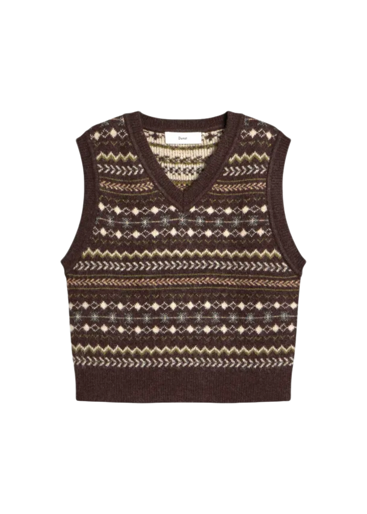 Crafted V-neck Knit Vest