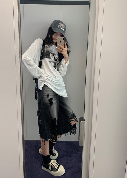 Dreamscape Sheer Long-sleeve