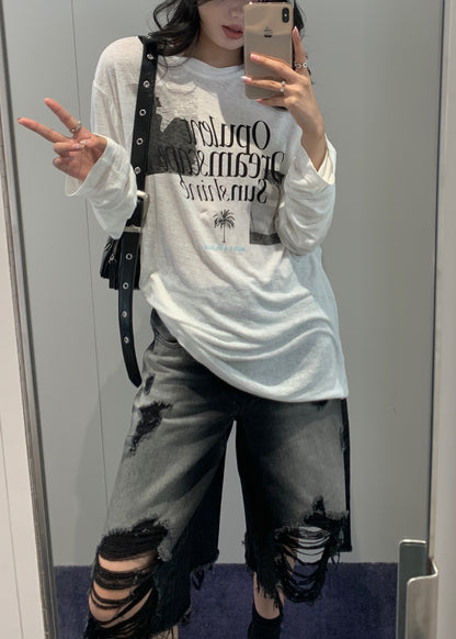 Dreamscape Sheer Long-sleeve