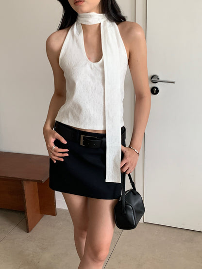 Ribbon Halter Top
