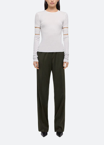 Slashed Long-Sleeved Top