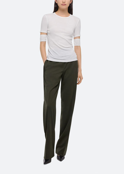 Slashed Long-Sleeved Top