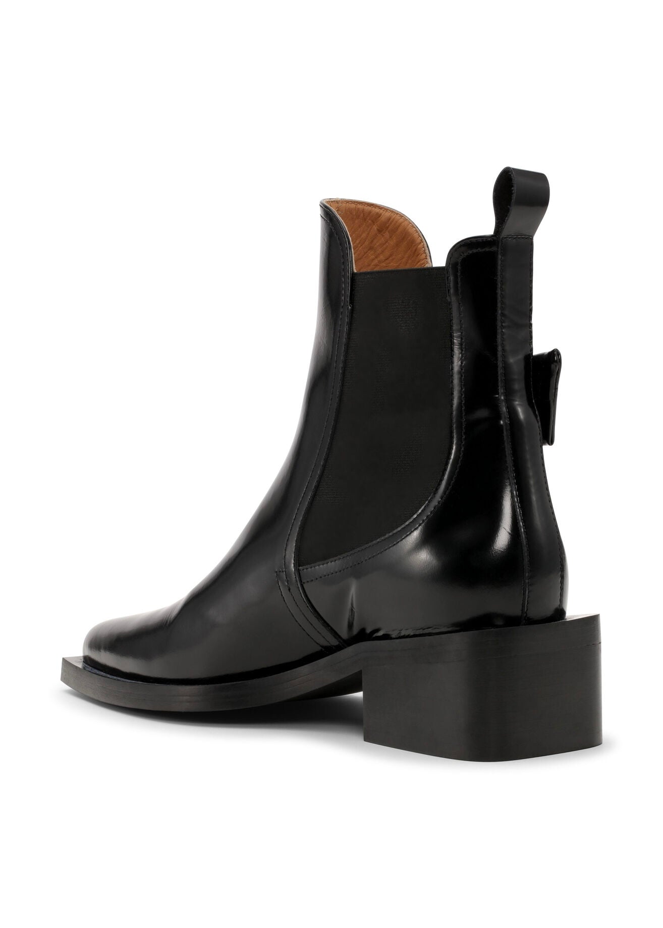 Chunky Buckle Chelsea Boots