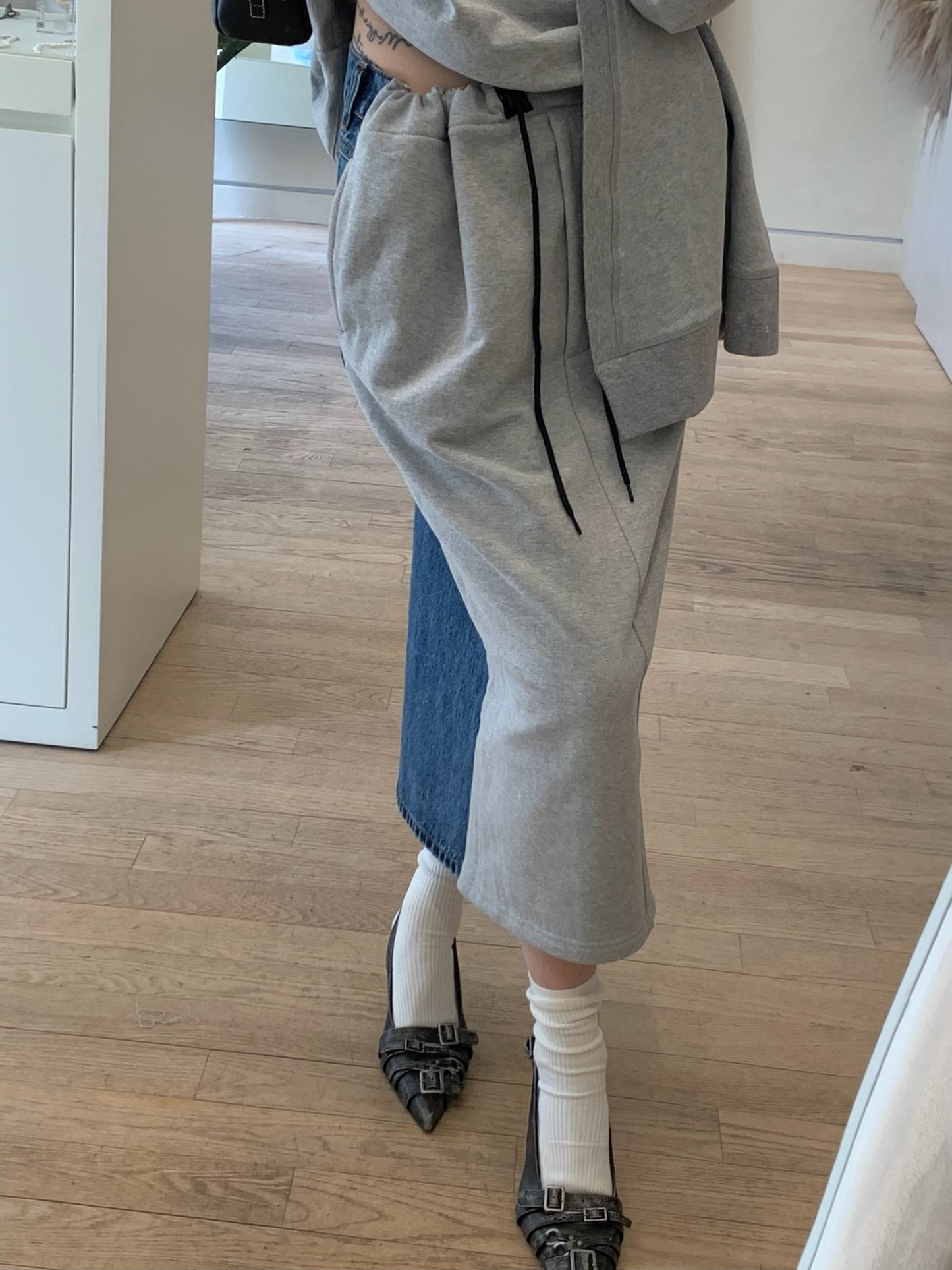 Hybrid Denim Skorts