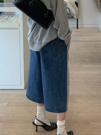 Hybrid Denim Skorts