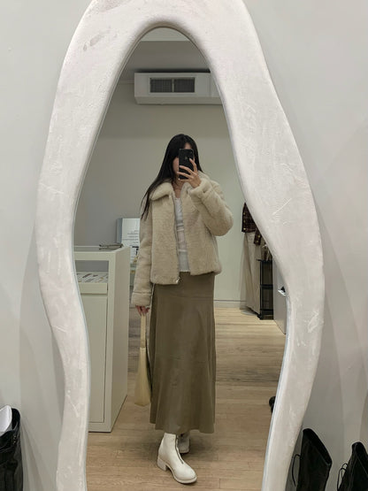 Wool Shearling Teddy Jacket