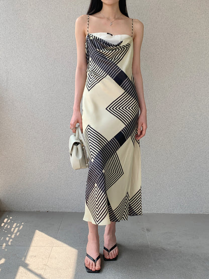 Sleeveless Silk Dress