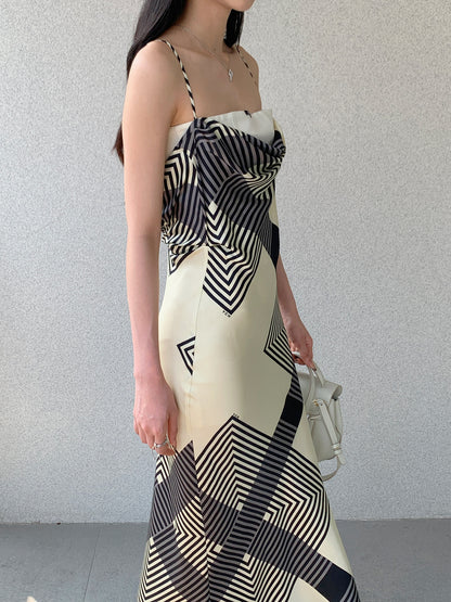 Sleeveless Silk Dress