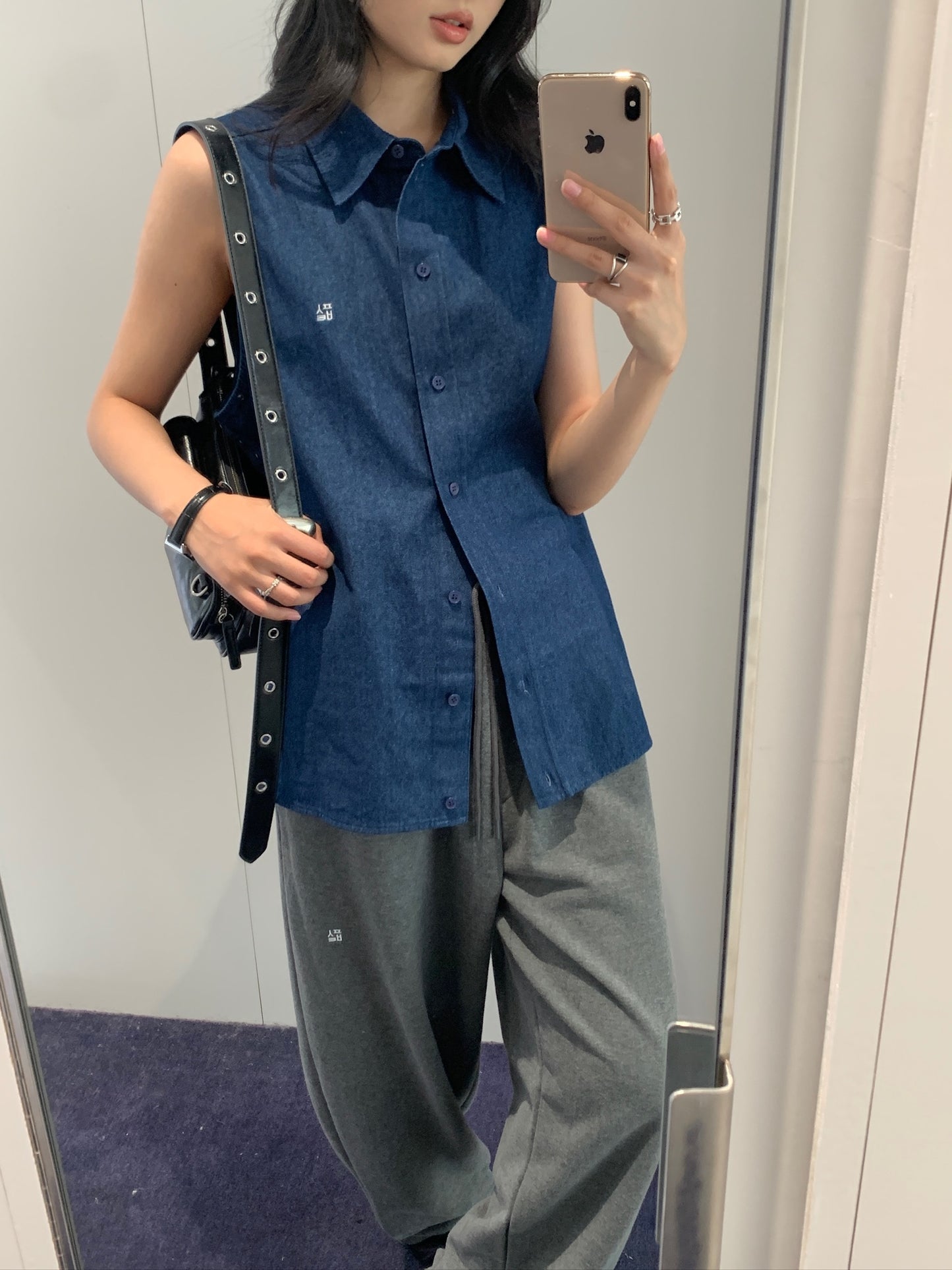 Side Hook Wrap Shirt