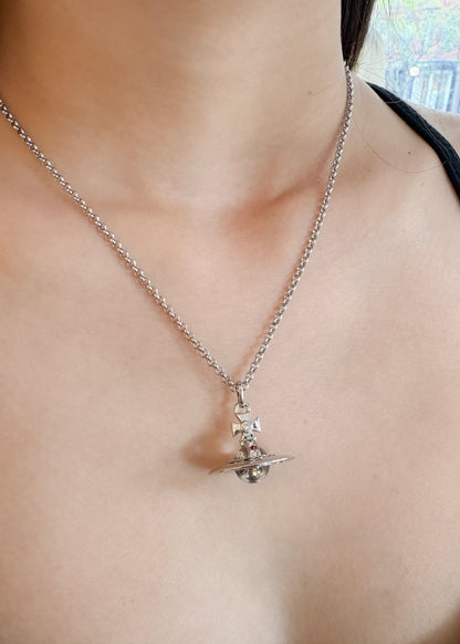 New Tiny Orb Pendant Necklace