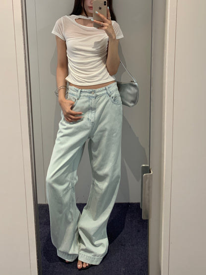 Curved Leg Jeans