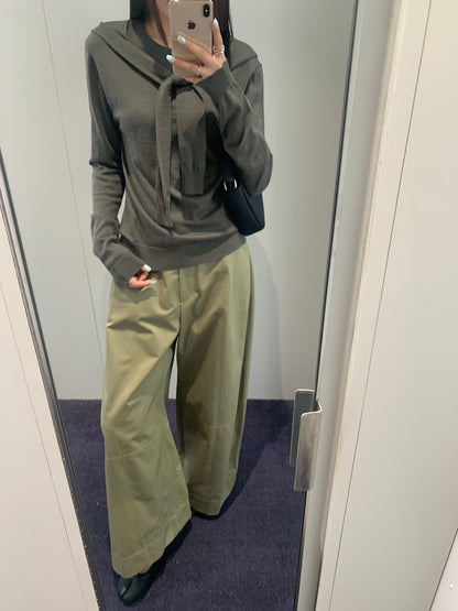 Wrapped Knit Top