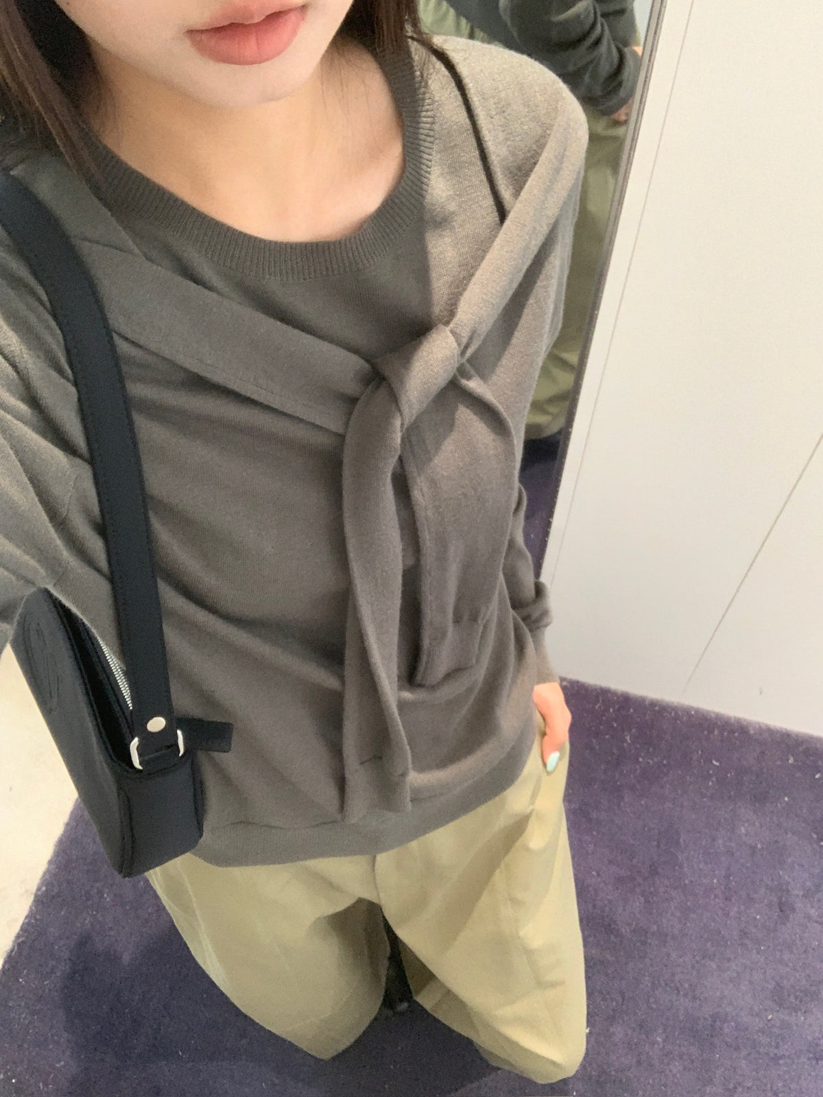Wrapped Knit Top