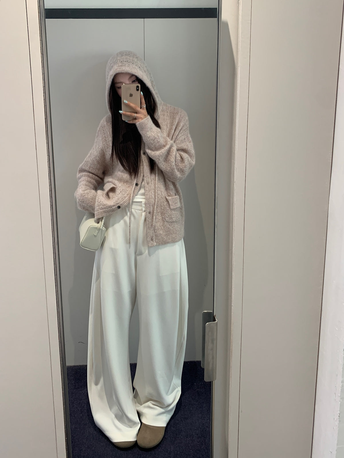 Oversized Hooded Cardigan