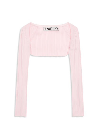 Pleated Bolero Cardigan