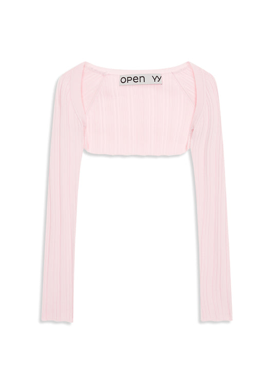 Pleated Bolero Cardigan