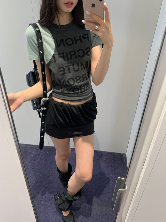 Yy Dot Typo Tee