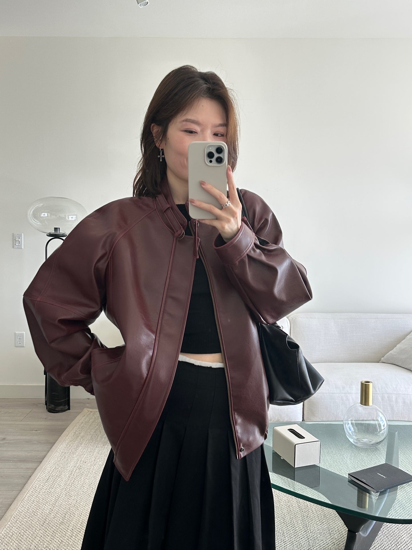 Fake Leather Jacket