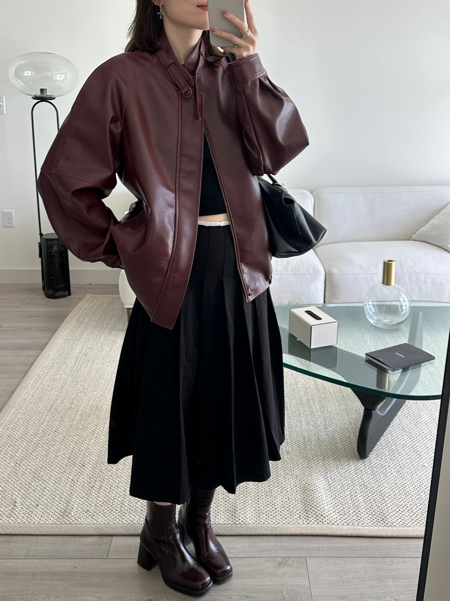 Fake Leather Jacket