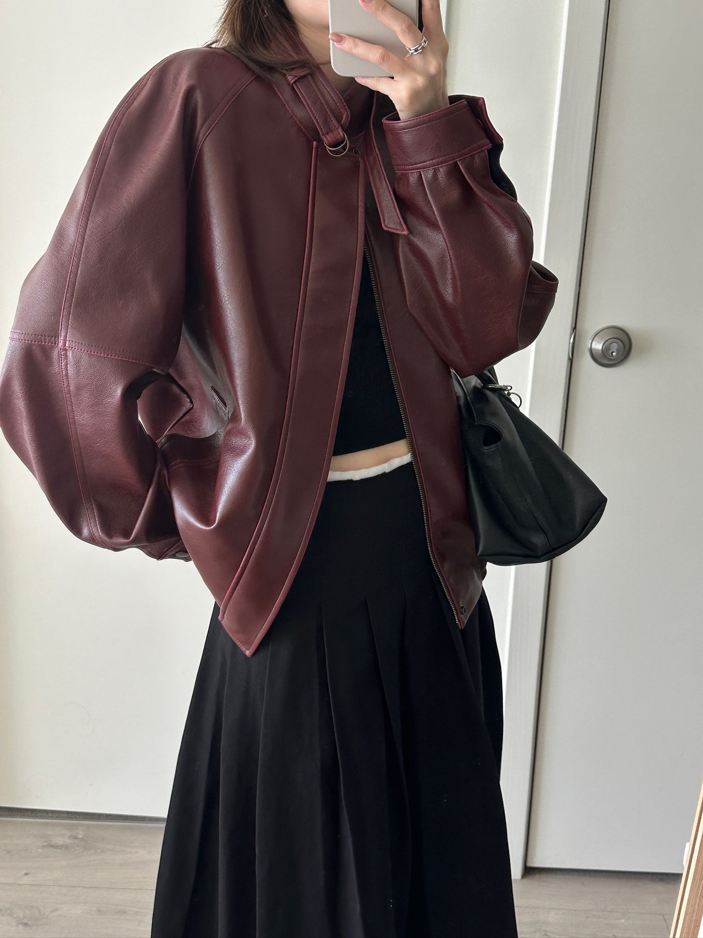 Fake Leather Jacket