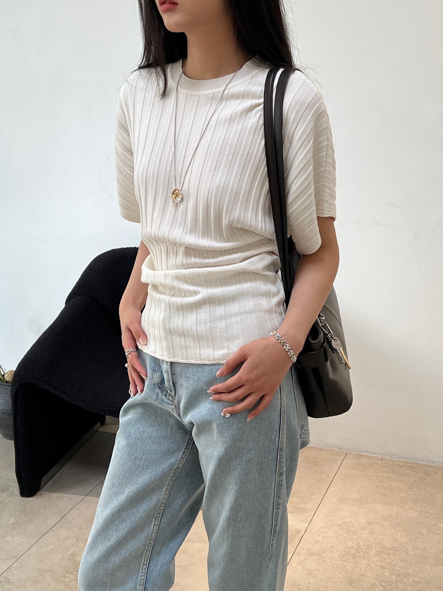 Dolman Sleeves Round Top
