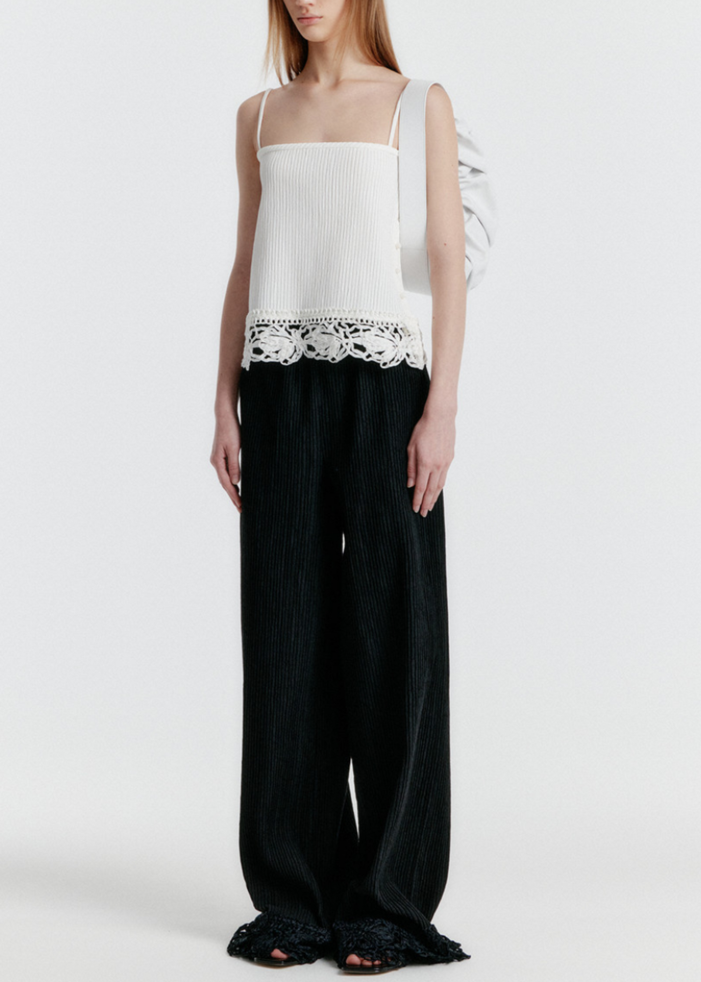 YESICA Embroidery Lace Top