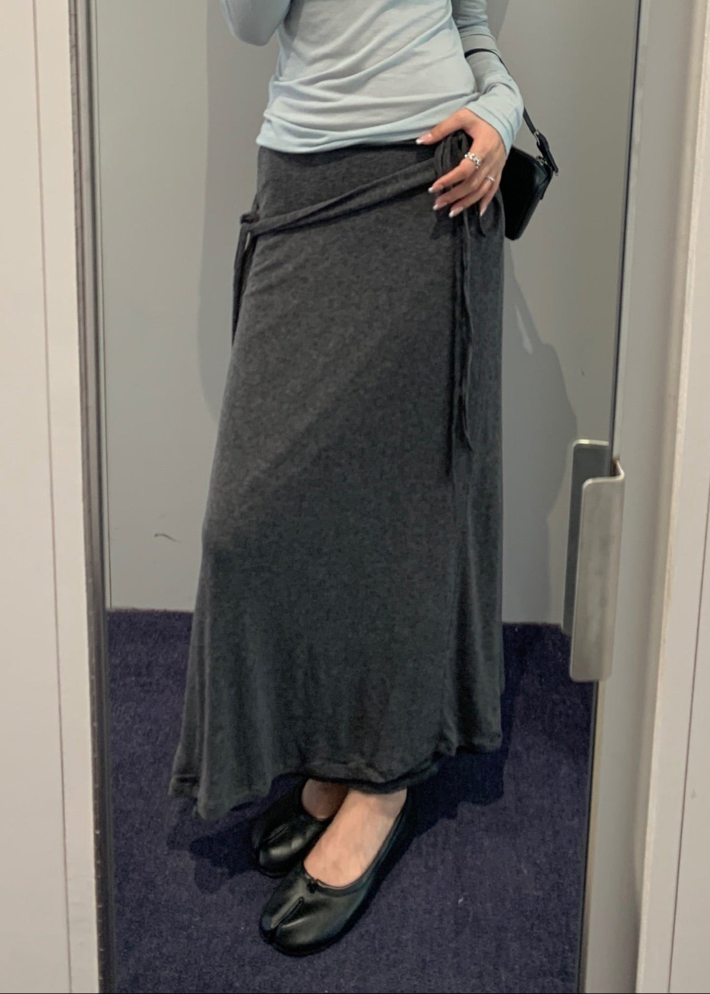 Reversible Strap Jersey Skirt