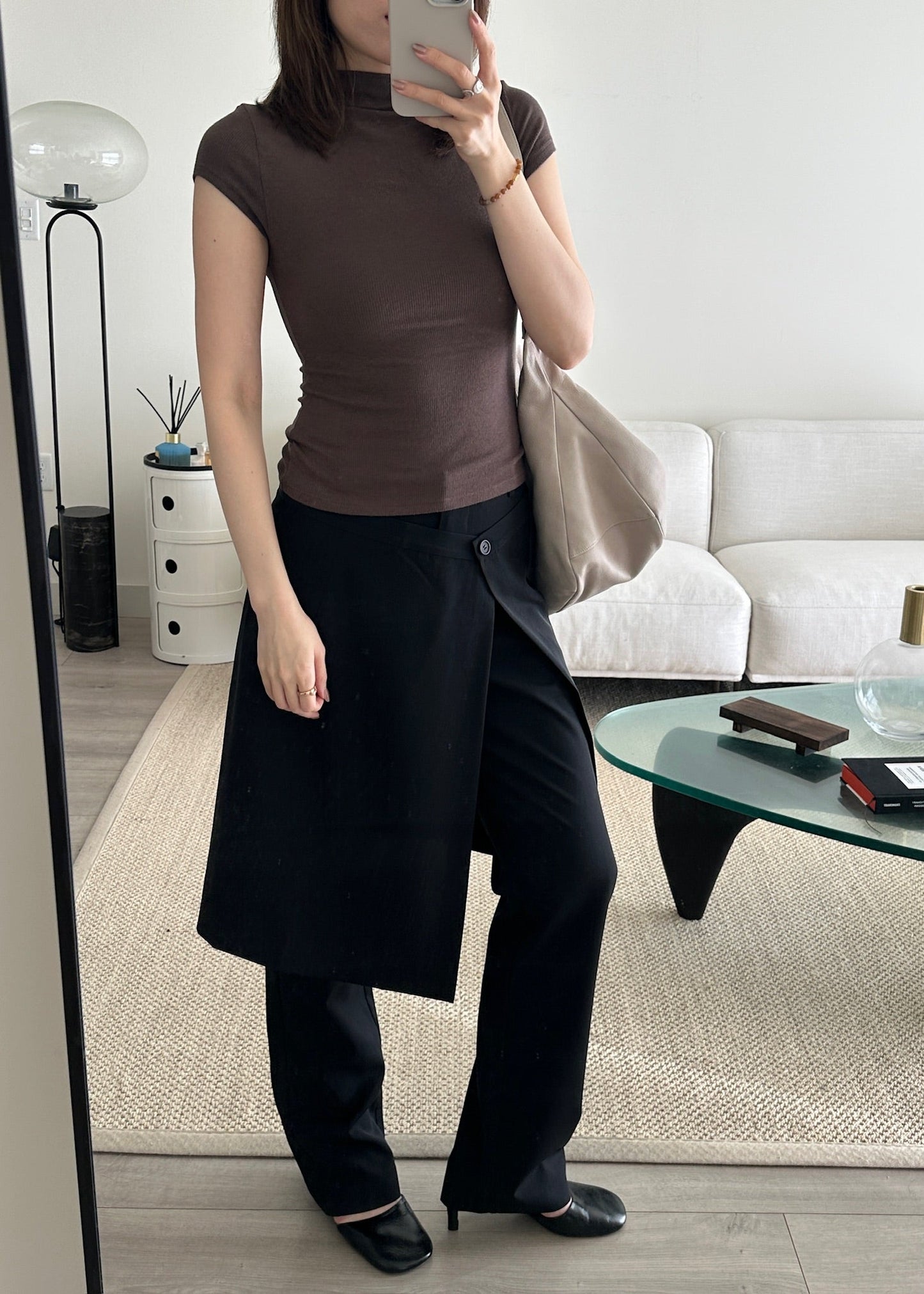 Wool Hybrid Skirt Pants