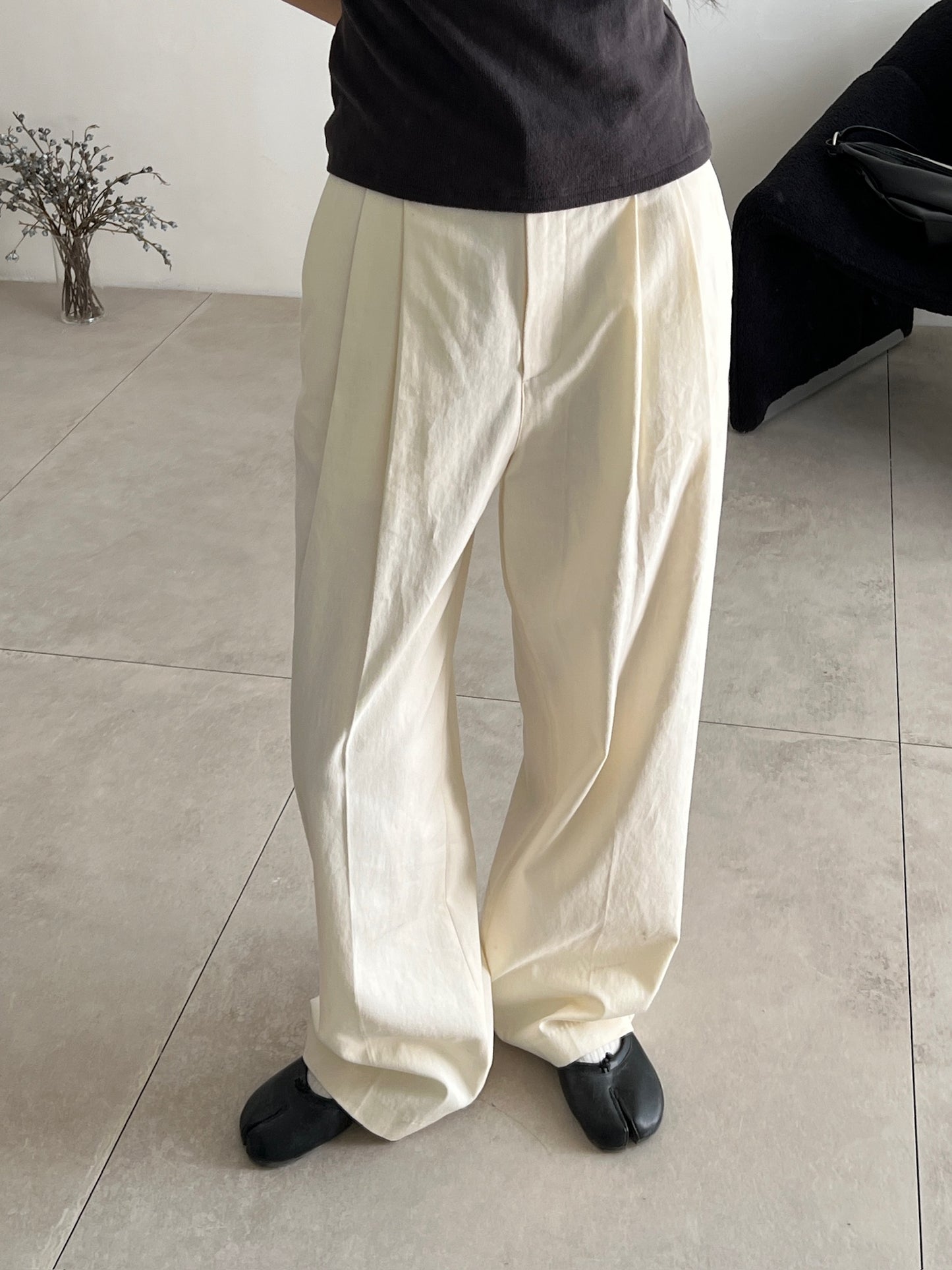 Soft Semi-wide Chino Slacks