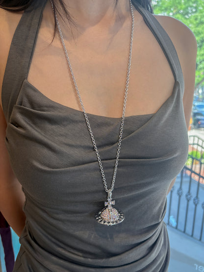 Mayfair Large Orb Pendant Necklace