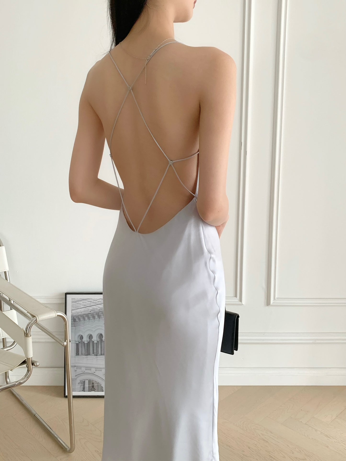 Rivet Cowl Dress
