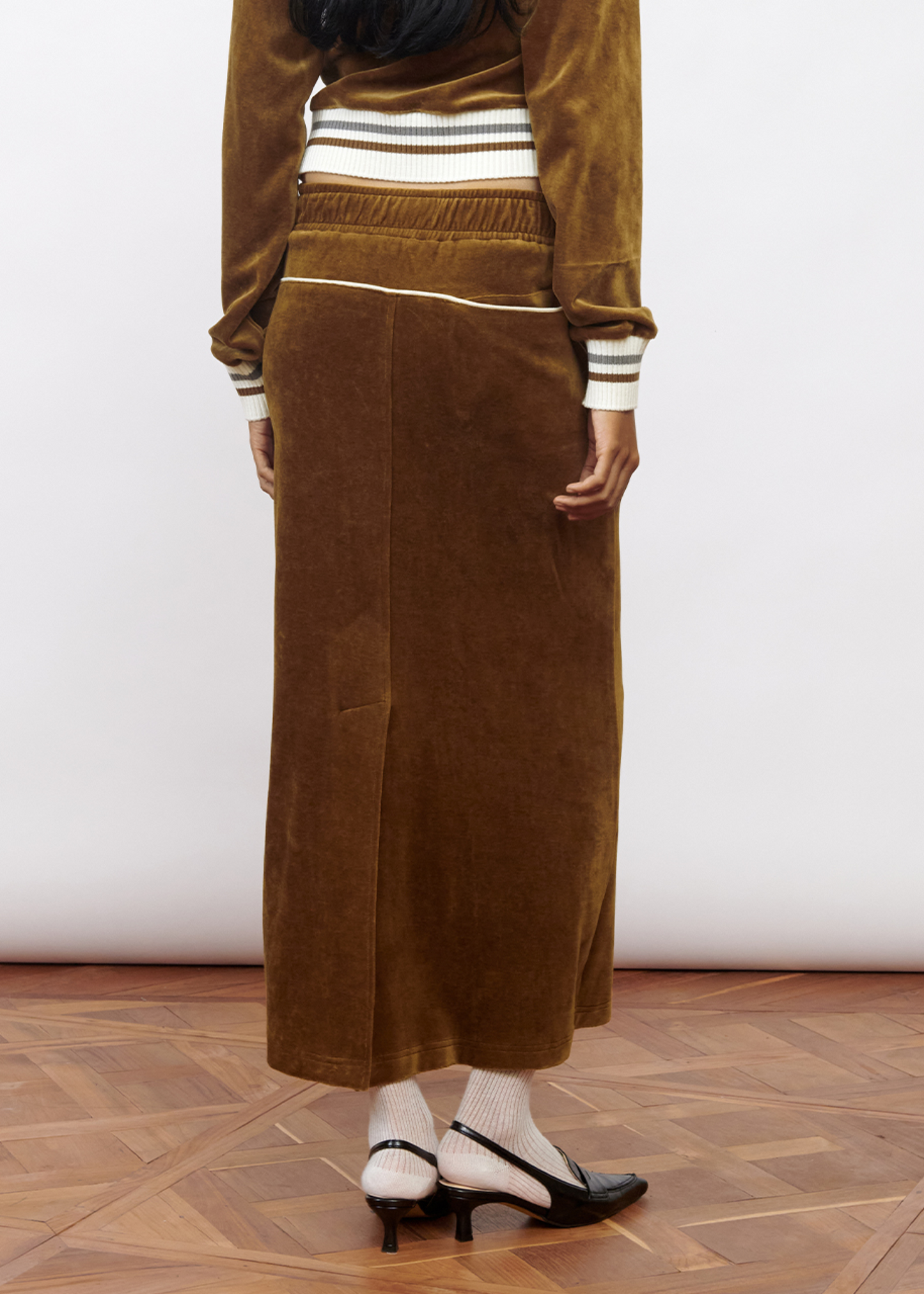 Velour Long Skirt