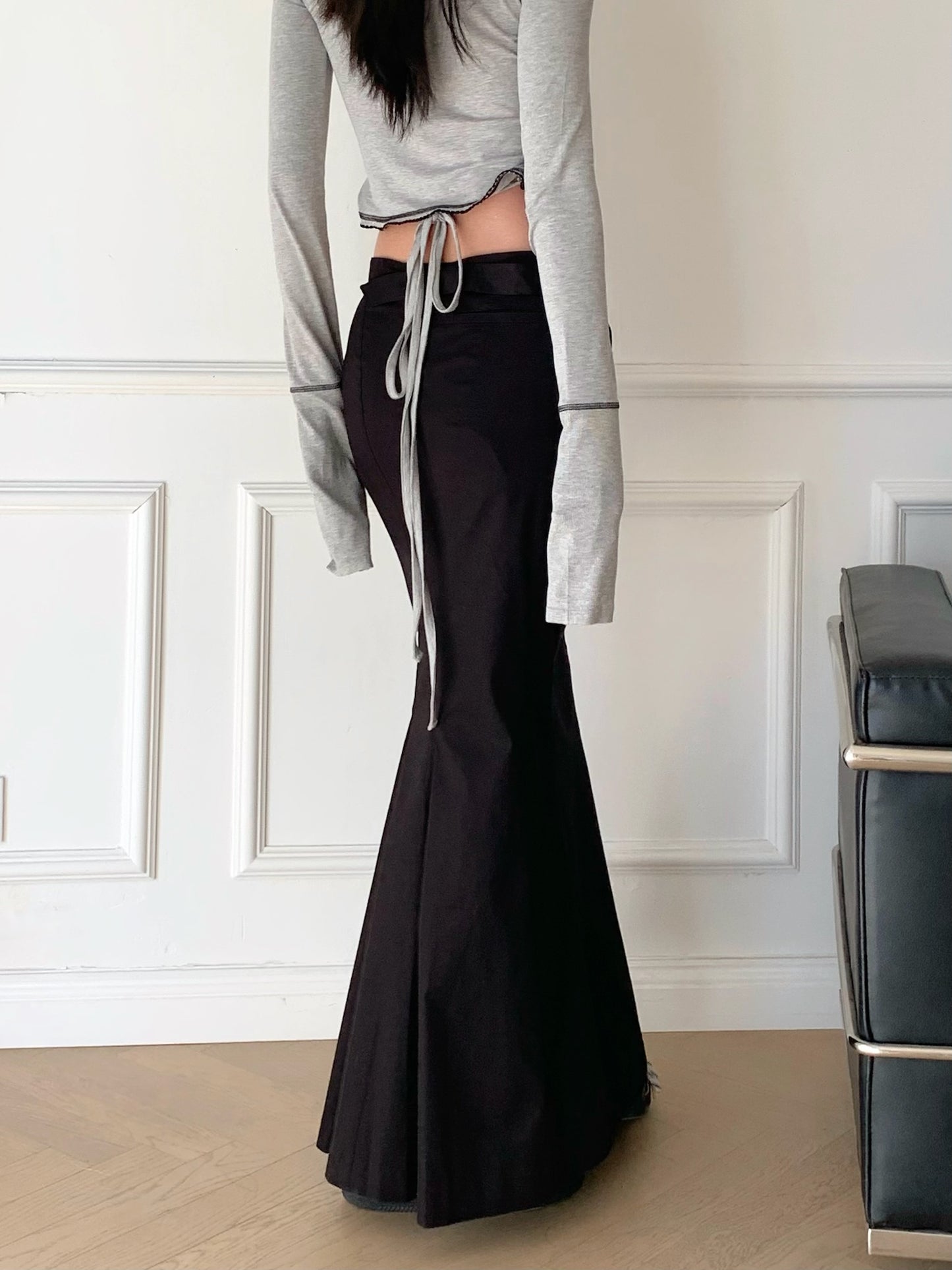 Belted Maxi Skirt