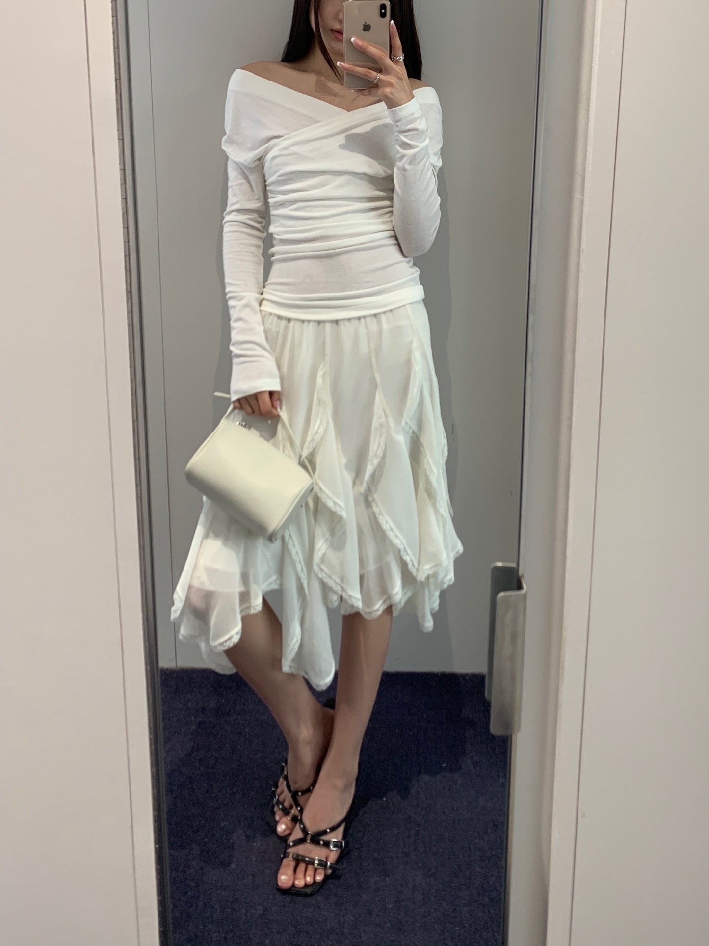 Lace Ruffle Skirt