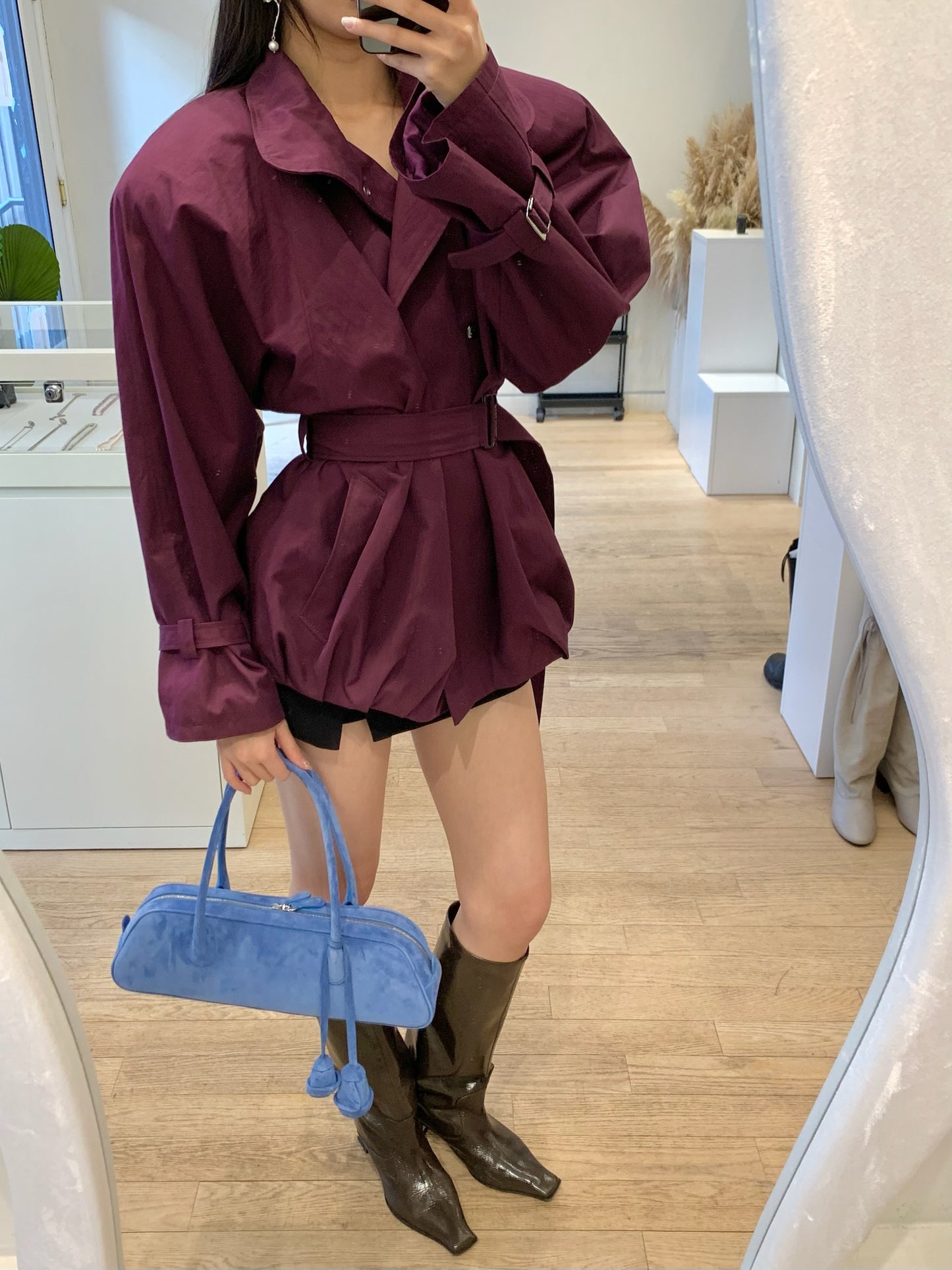 Belted Bubble Jacket