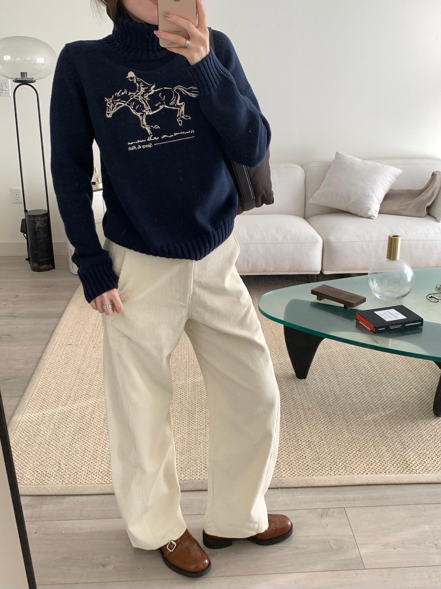 Horse Knitted Turtleneck